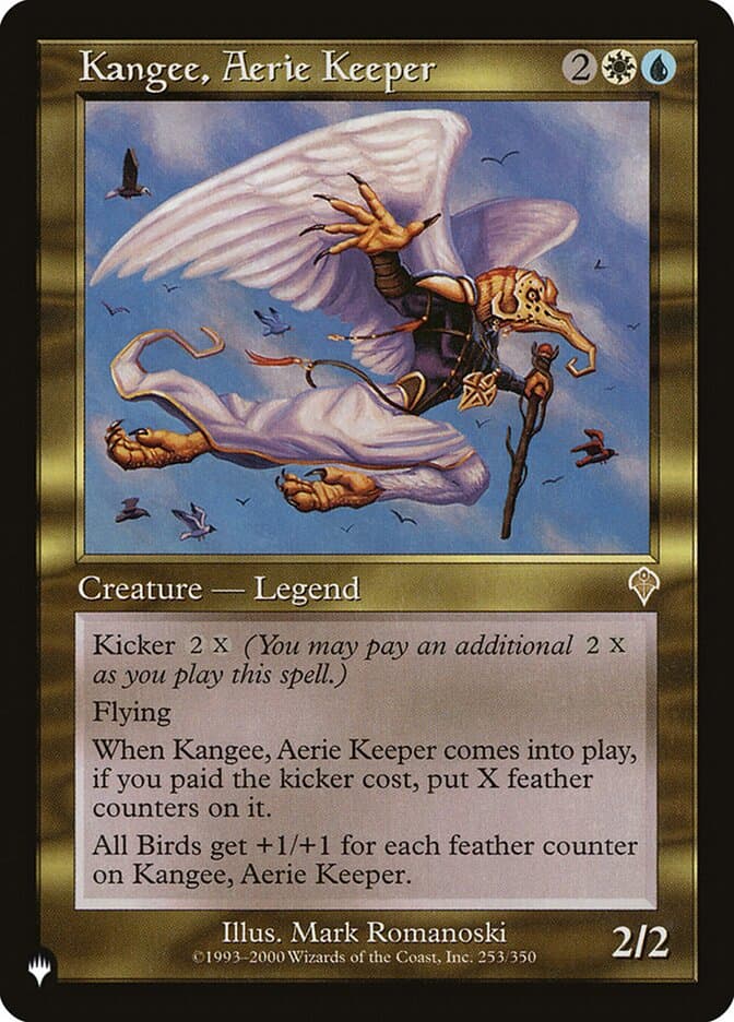 Kangee, Aerie Keeper — The List