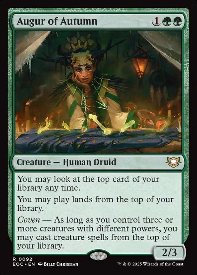 Augur of Autumn — Edge of Eternities Commander