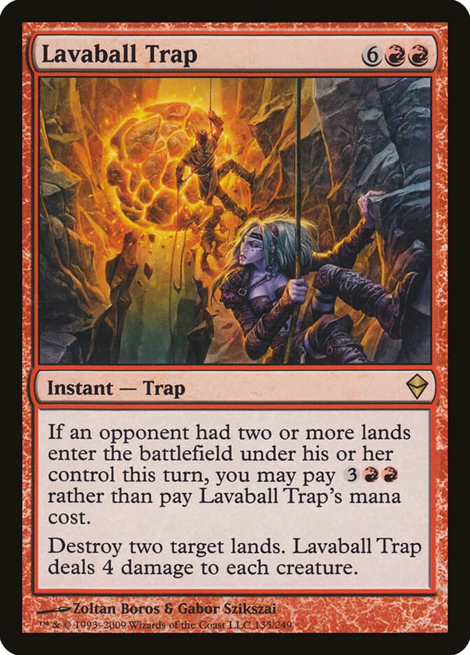 Lavaball Trap — Zendikar
