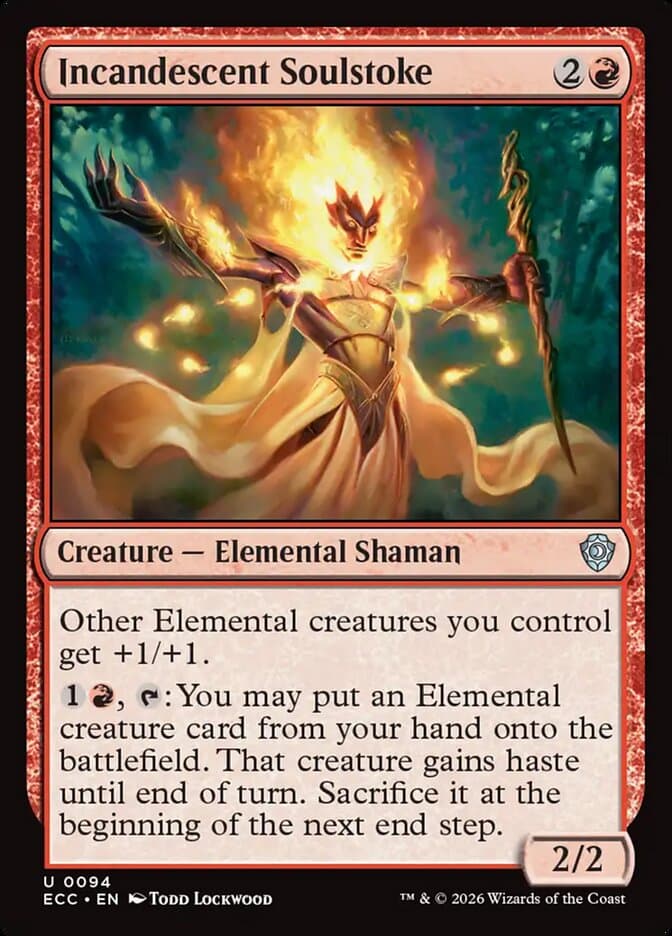 Incandescent Soulstoke — Lorwyn Eclipsed Commander