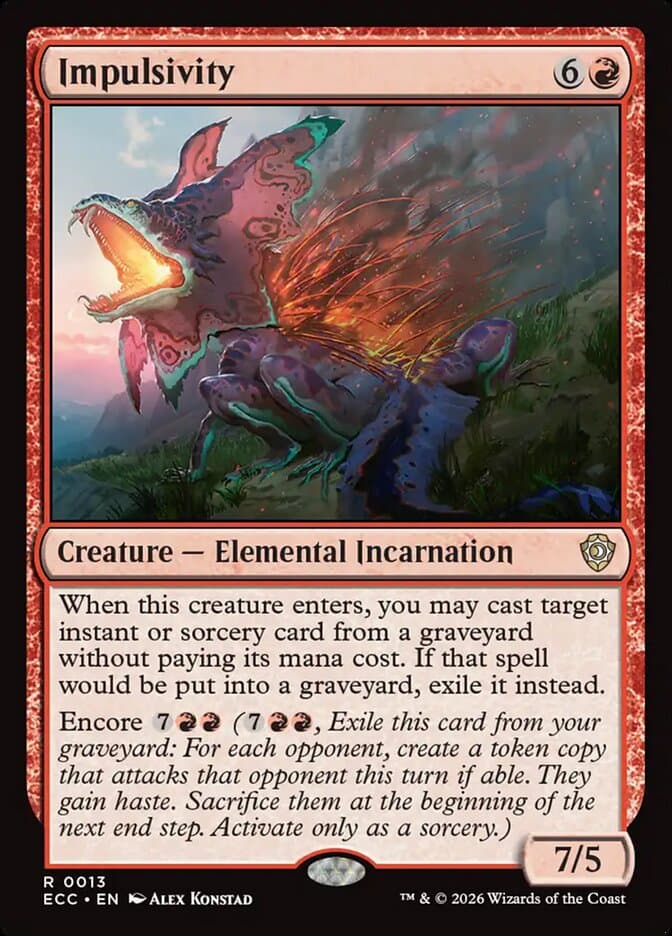 Impulsivity — Lorwyn Eclipsed Commander
