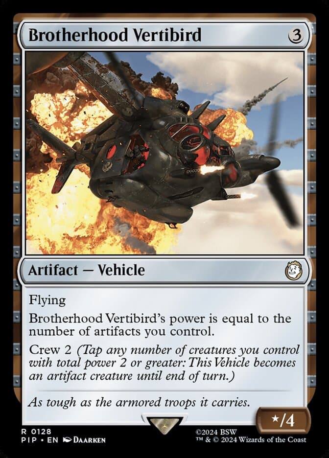 Brotherhood Vertibird — Fallout