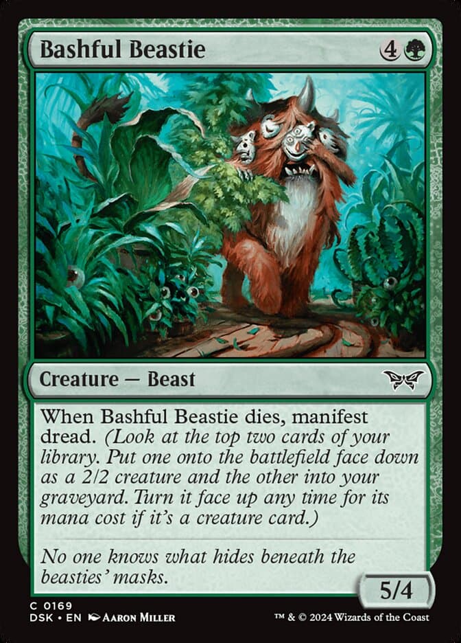 Bashful Beastie — Duskmourn: House of Horror