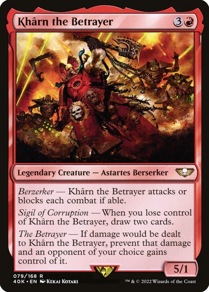 Khârn the Betrayer — Warhammer 40,000 Commander