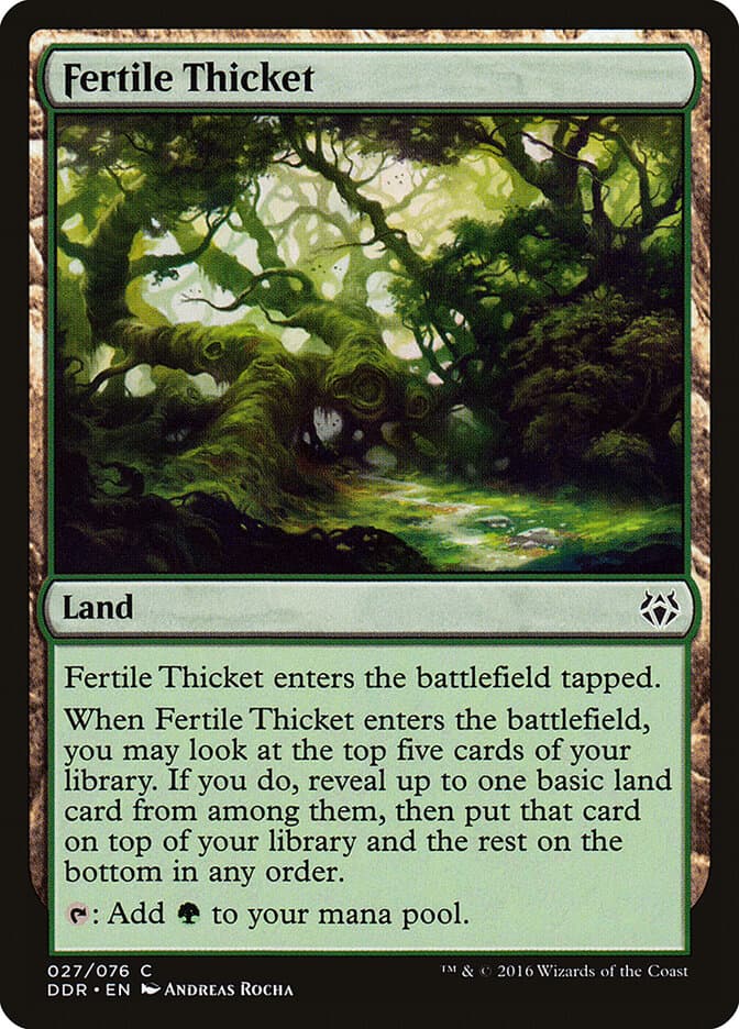 Fertile Thicket — Duel Decks: Nissa vs. Ob Nixilis