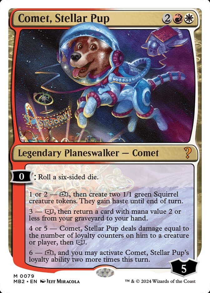 Comet, Stellar Pup — Mystery Booster 2