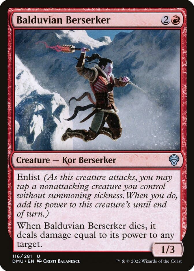 Balduvian Berserker — Dominaria United