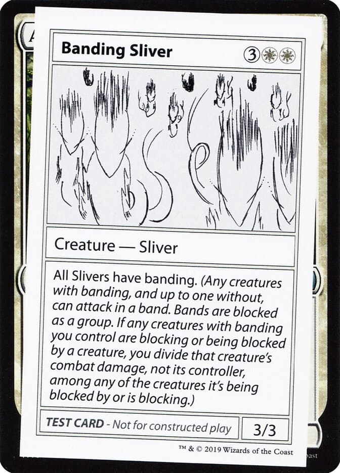 Banding Sliver — Mystery Booster Playtest Cards 2021
