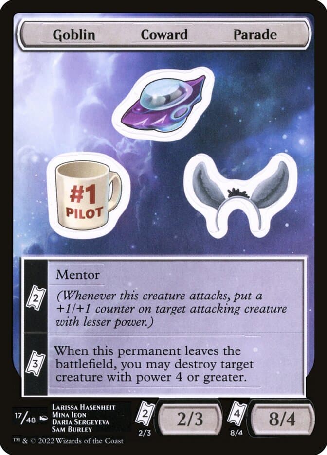 Goblin Coward Parade — Unfinity Sticker Sheets