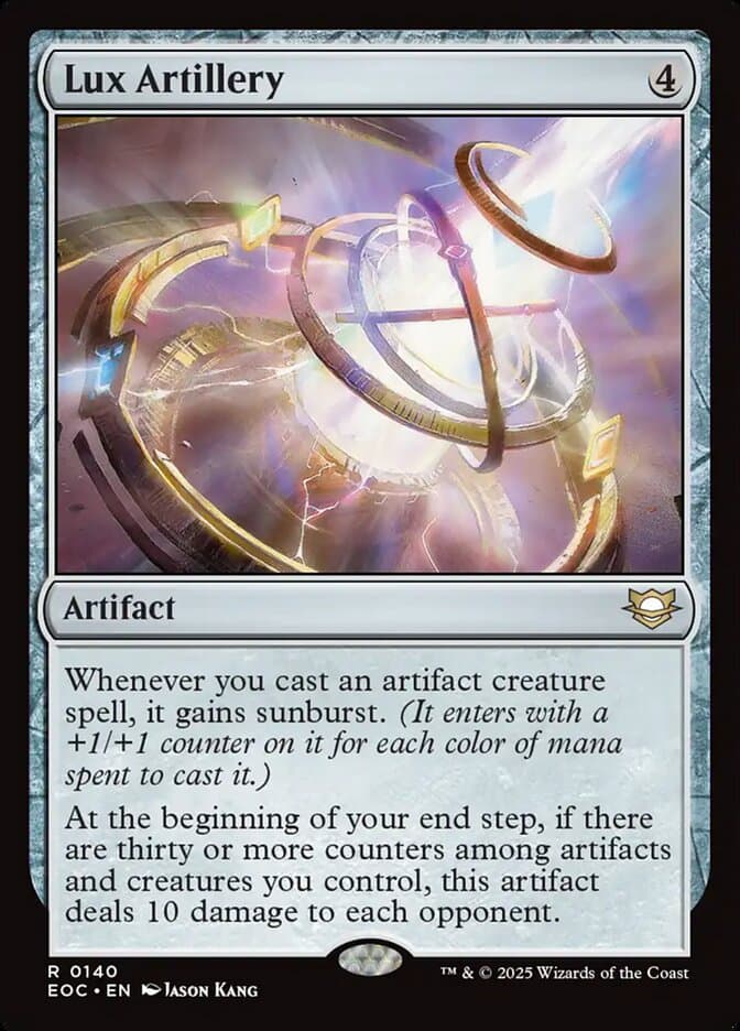 Lux Artillery — Edge of Eternities Commander