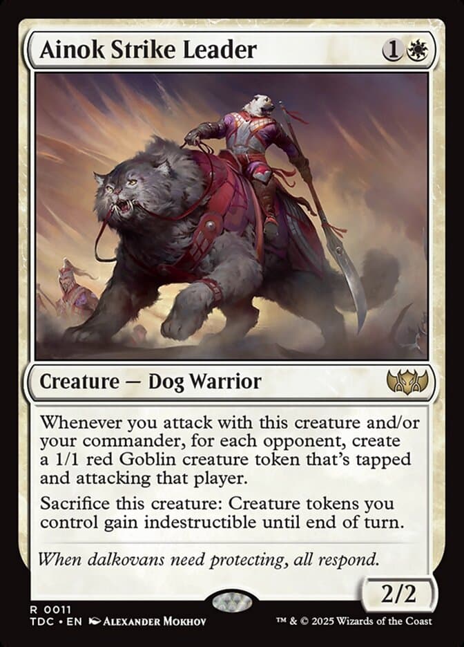 Ainok Strike Leader — Tarkir: Dragonstorm Commander