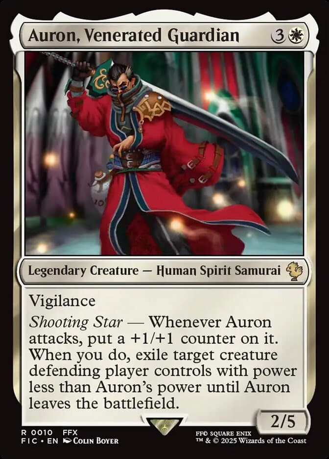 Auron, Venerated Guardian — Final Fantasy Commander