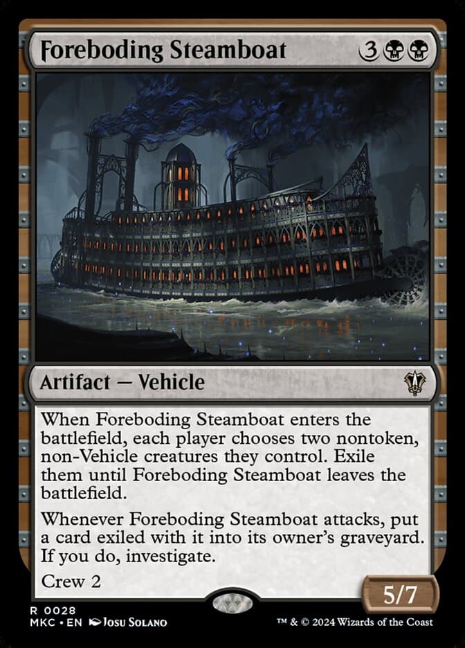 Foreboding Steamboat — Murders at Karlov Manor Commander