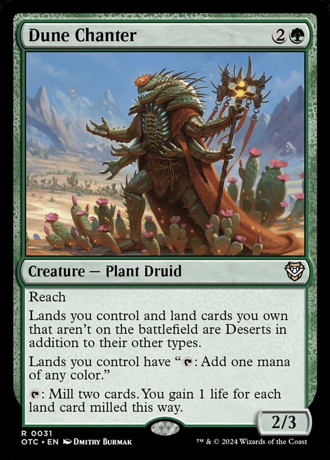 Dune Chanter — Outlaws of Thunder Junction Commander