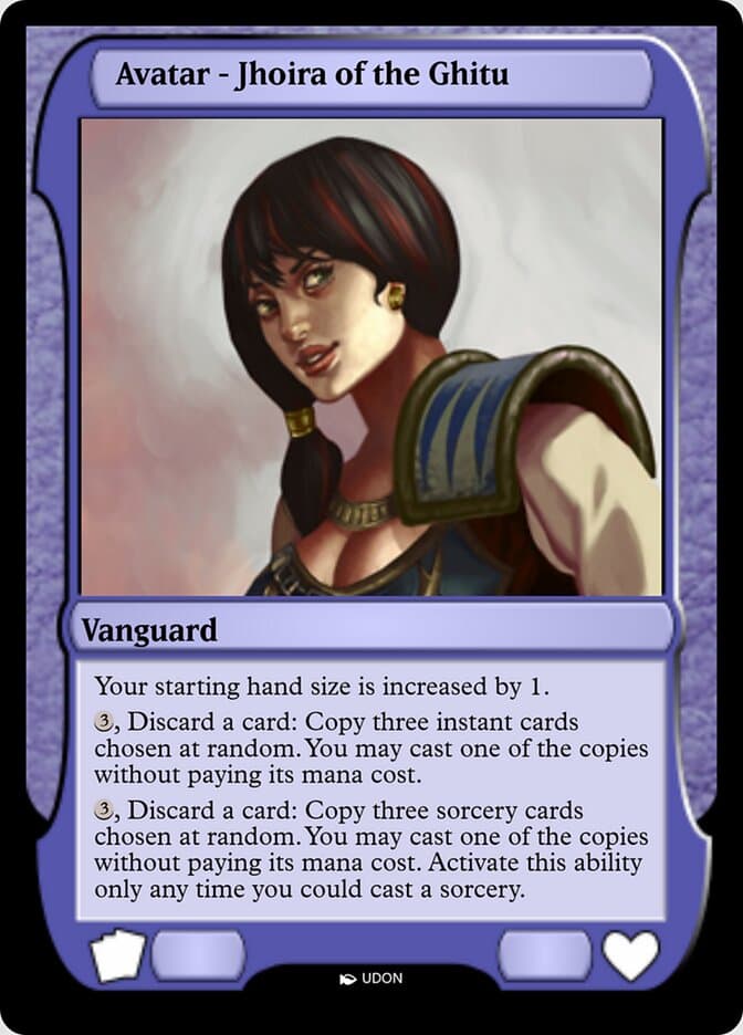 Jhoira of the Ghitu Avatar — Magic Online Avatars