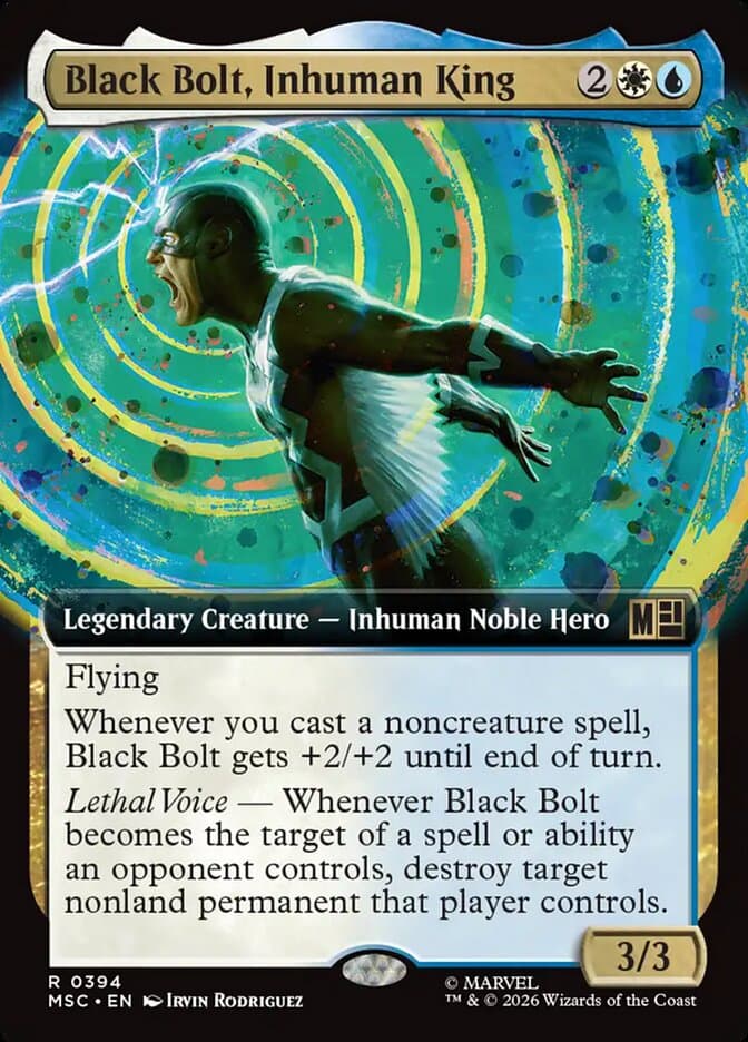 Black Bolt, Inhuman King — Marvel Super Heroes Commander