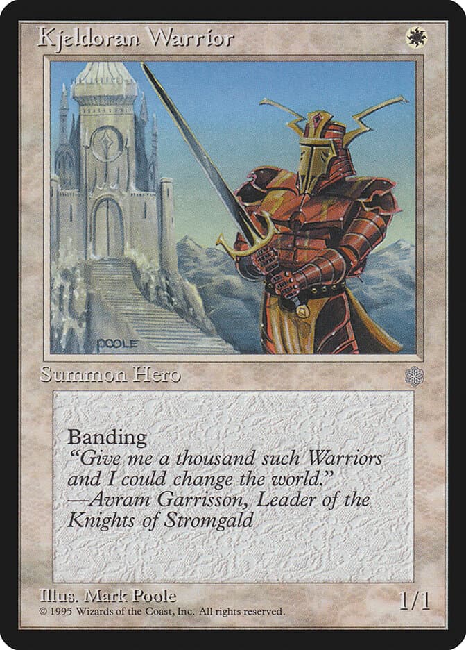 Kjeldoran Warrior — Ice Age