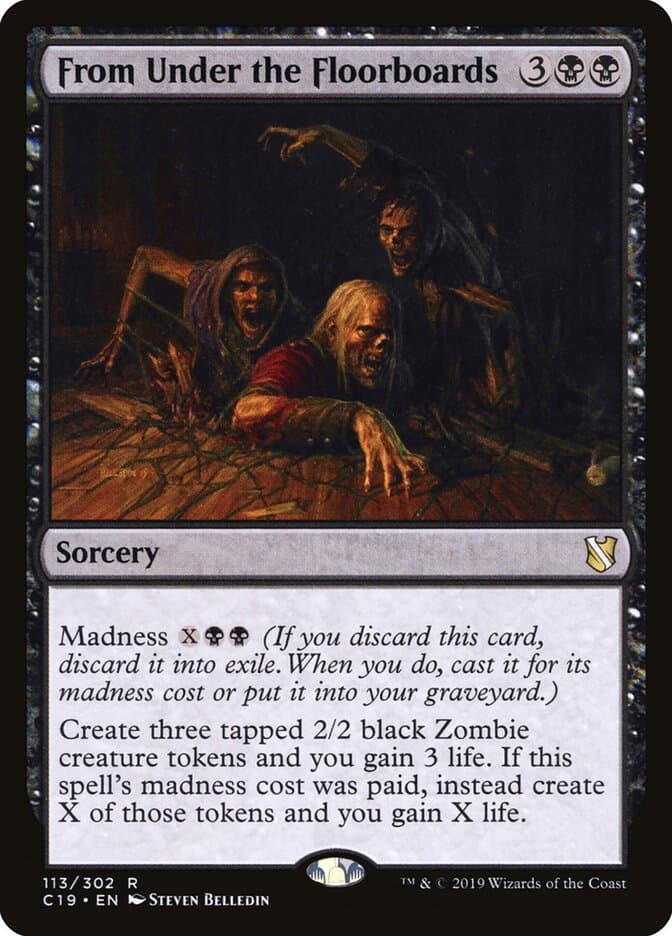 From Under the Floorboards — Commander 2019
