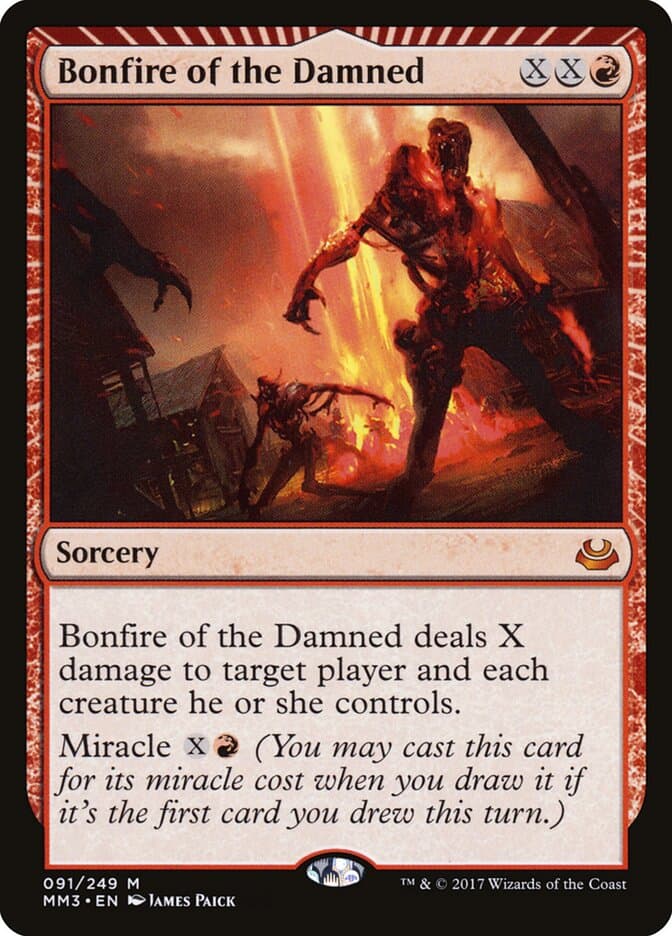 Bonfire of the Damned — Modern Masters 2017