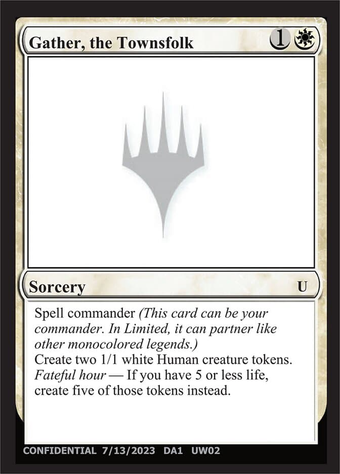 Gather, the Townsfolk — Unknown Event