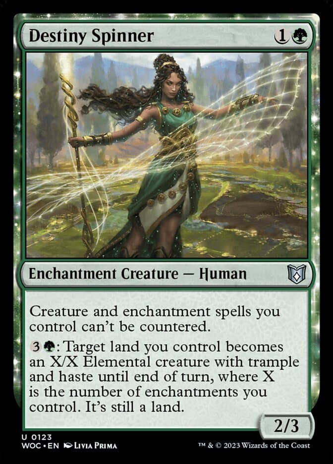 Destiny Spinner — Wilds of Eldraine Commander