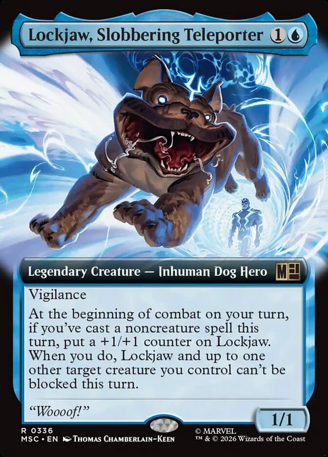 Lockjaw, Slobbering Teleporter — Marvel Super Heroes Commander
