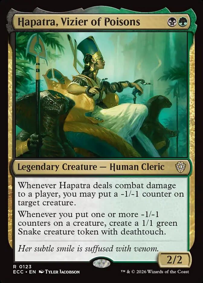 Hapatra, Vizier of Poisons — Lorwyn Eclipsed Commander