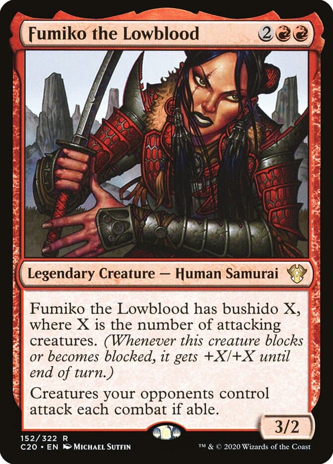 Fumiko the Lowblood — Commander 2020