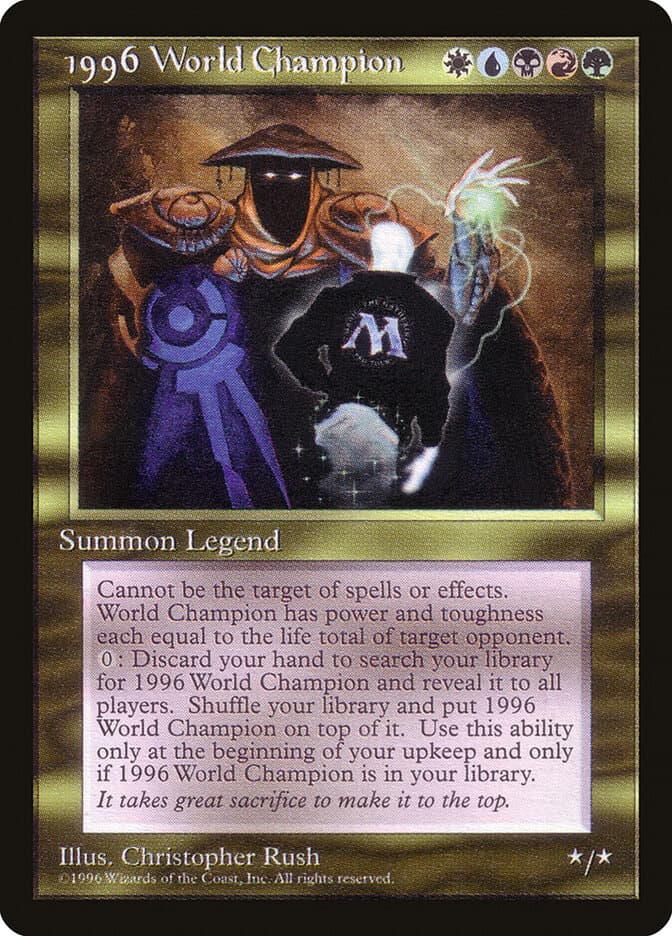 1996 World Champion — Celebration Cards