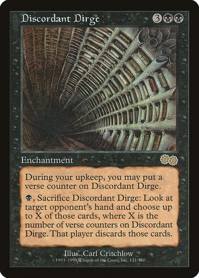 Discordant Dirge — Urza's Saga