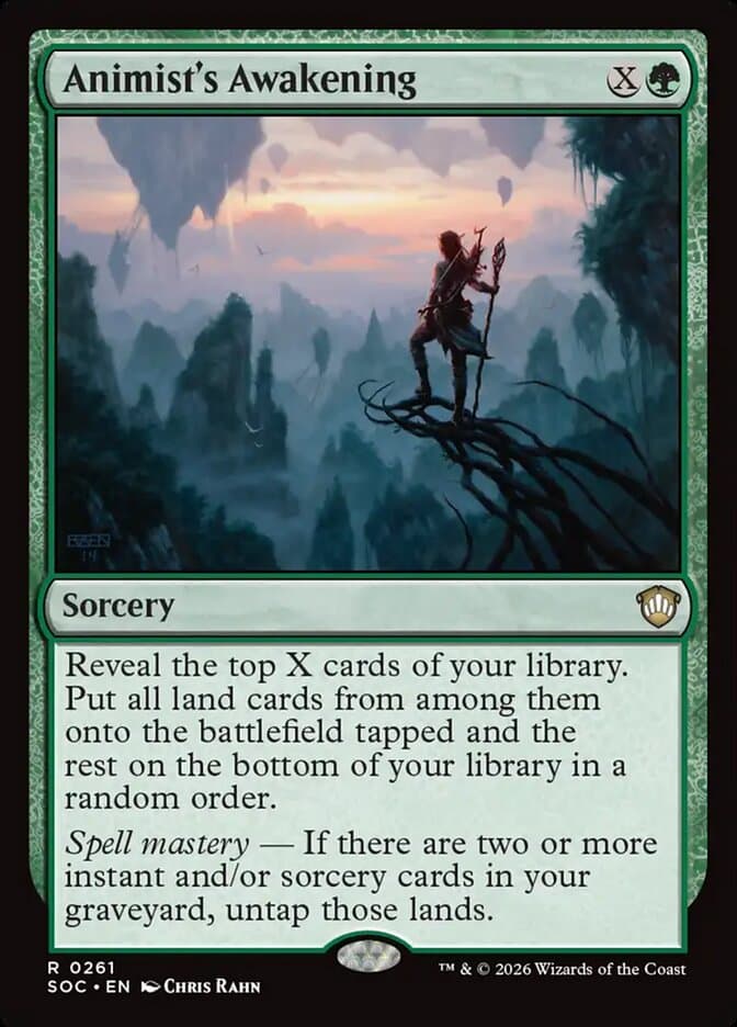 Animist's Awakening — Secrets of Strixhaven Commander