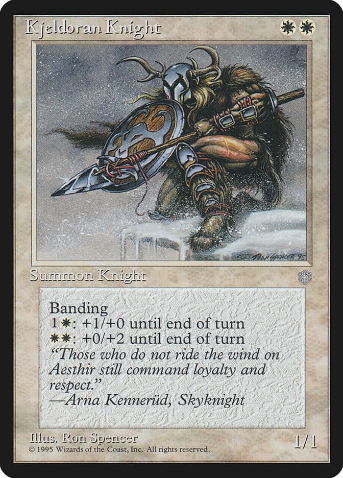 Kjeldoran Knight — Ice Age