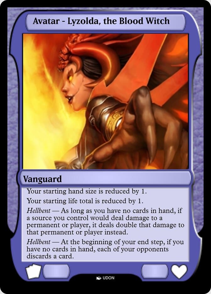 Lyzolda, the Blood Witch Avatar — Magic Online Avatars