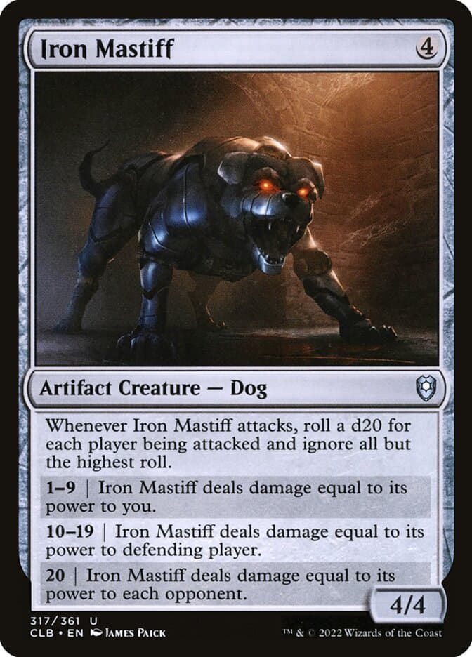 Iron Mastiff — Commander Legends: Battle for Baldur's Gate