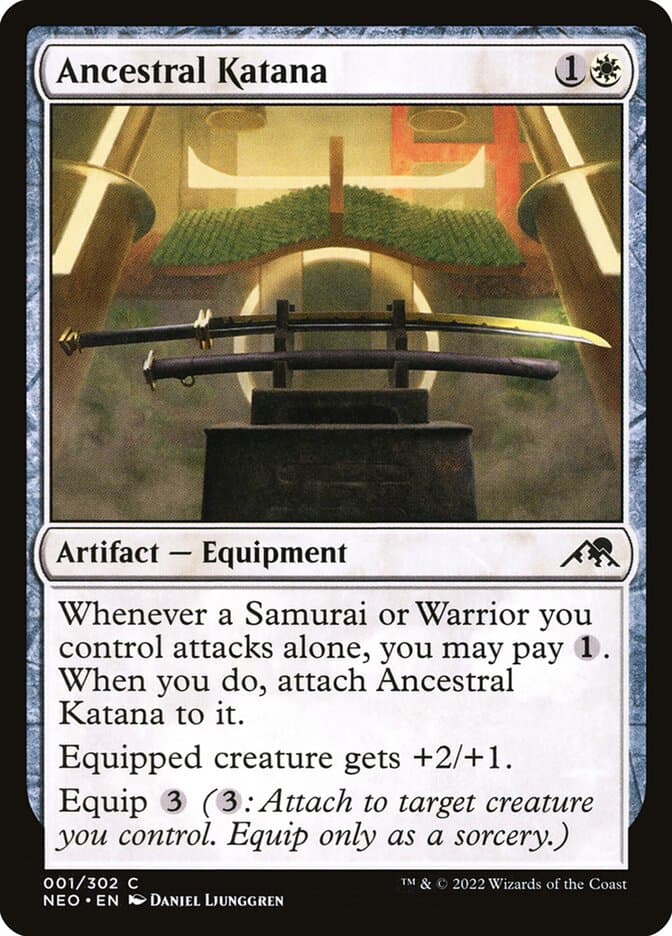 Ancestral Katana — Kamigawa: Neon Dynasty