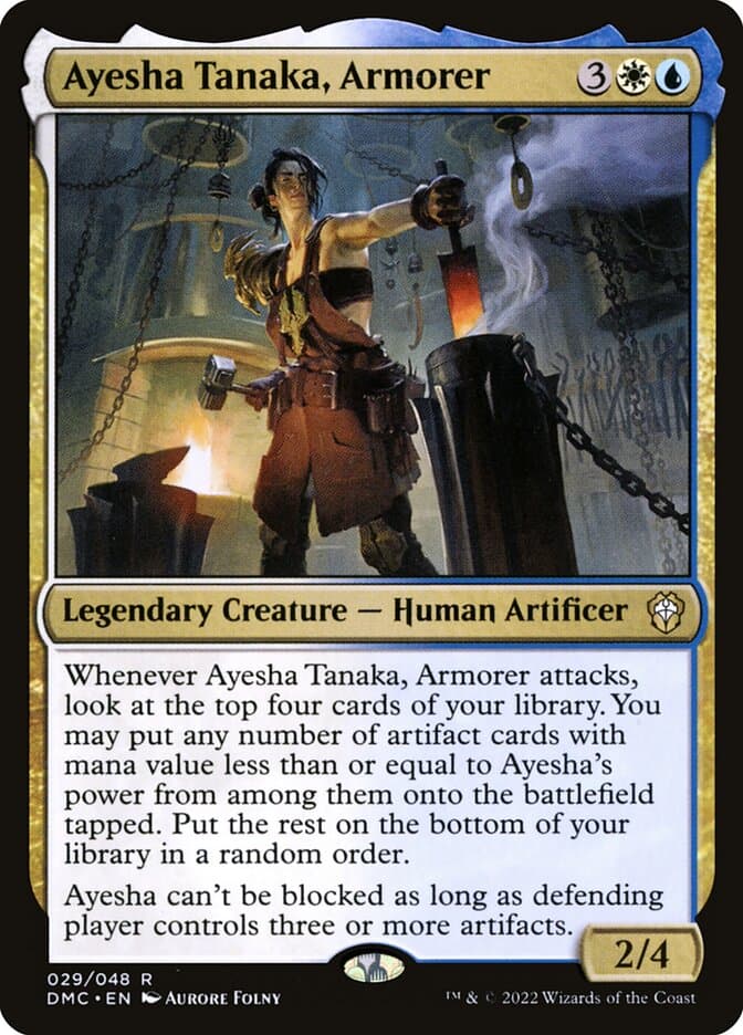 Ayesha Tanaka, Armorer — Dominaria United Commander