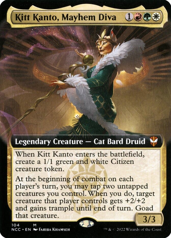 Kitt Kanto, Mayhem Diva — New Capenna Commander