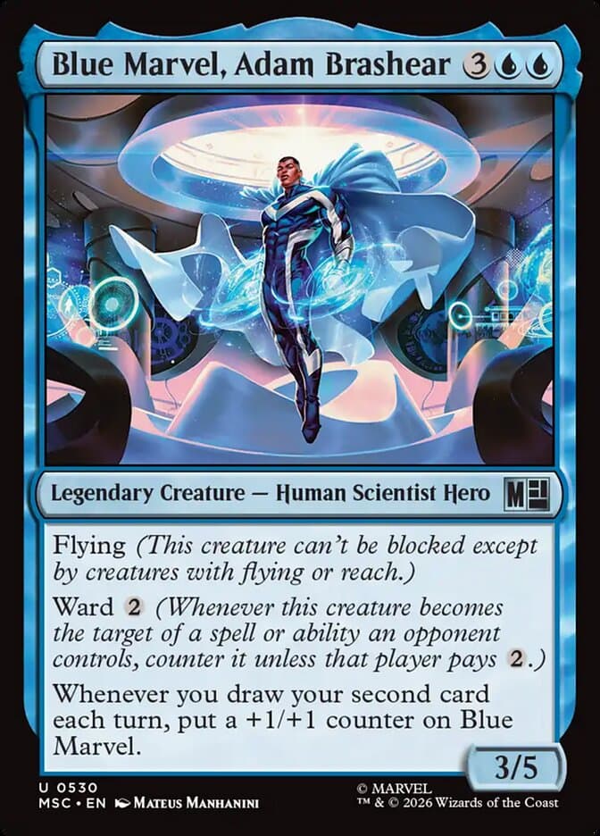 Blue Marvel, Adam Brashear — Marvel Super Heroes Commander