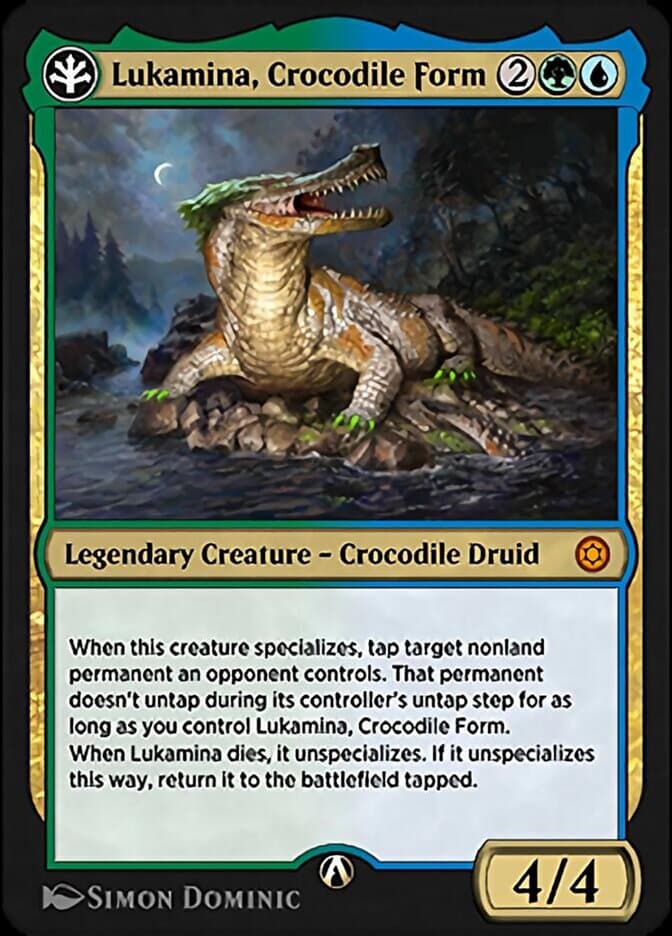 Lukamina, Crocodile Form — Alchemy Horizons: Baldur's Gate