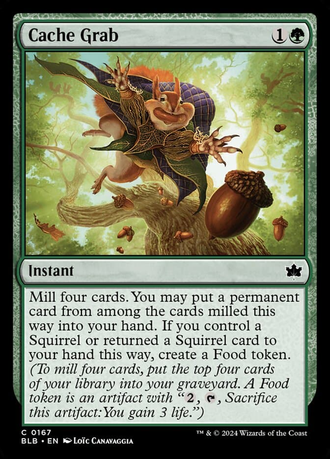 Cache Grab — Bloomburrow