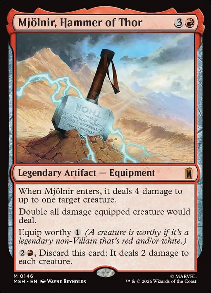 Mjölnir, Hammer of Thor — Marvel Super Heroes