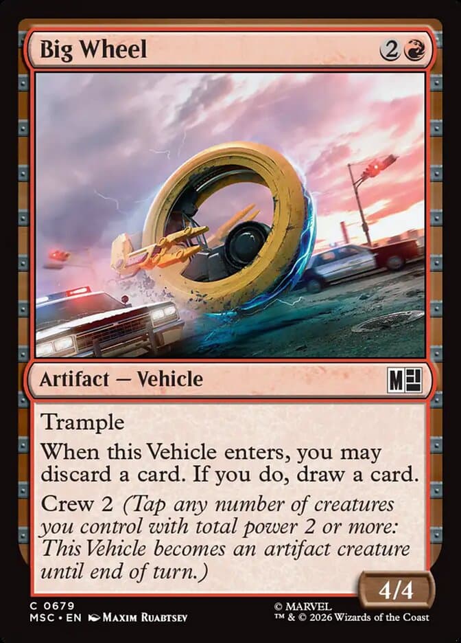 Big Wheel — Marvel Super Heroes Commander
