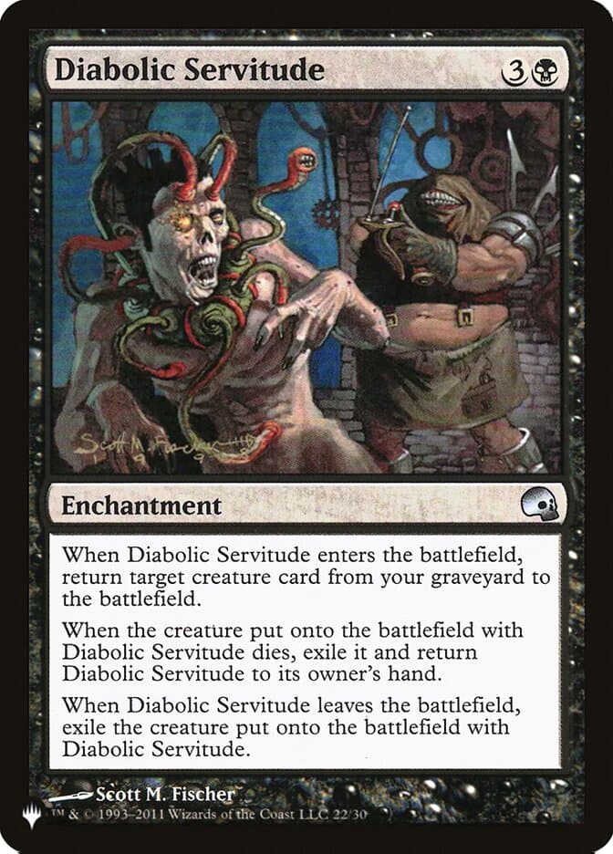 Diabolic Servitude — The List