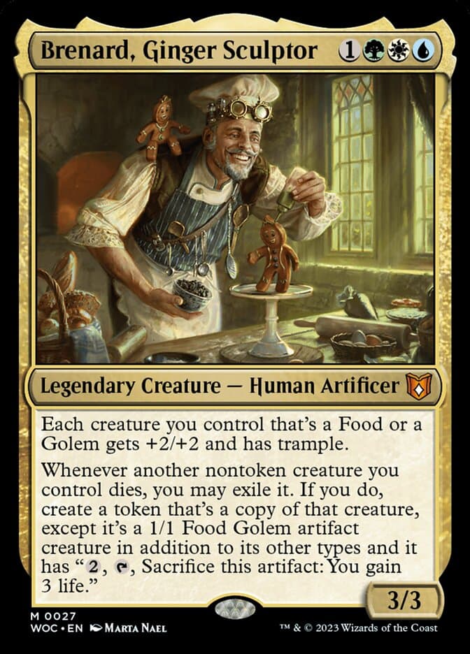 Brenard, Ginger Sculptor — Wilds of Eldraine Commander