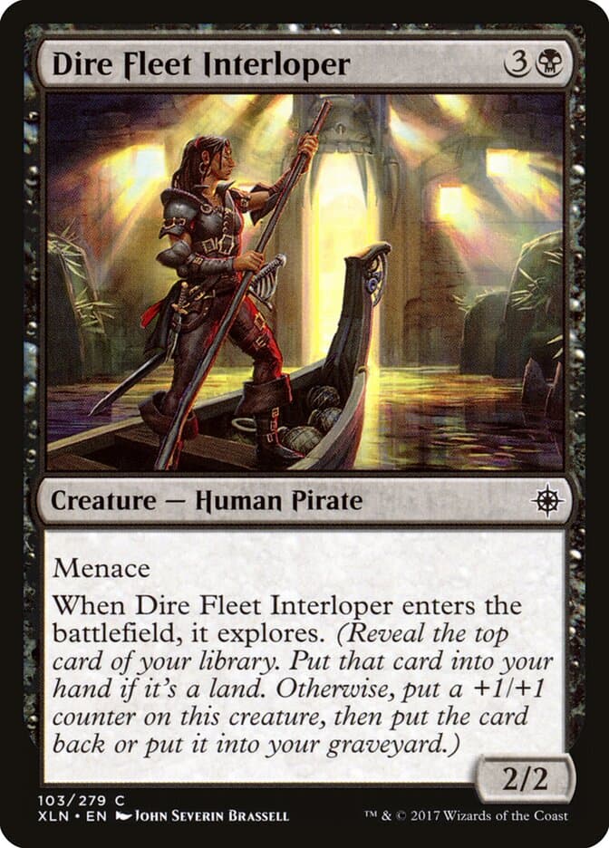 Dire Fleet Interloper — Ixalan