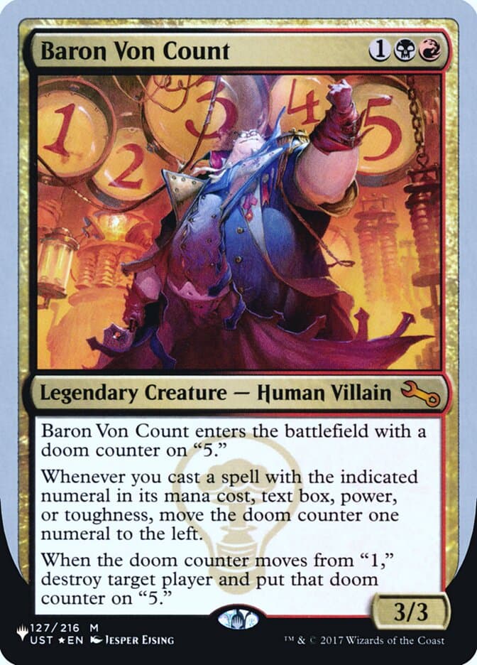 Baron Von Count — The List (Unfinity Foil Edition)