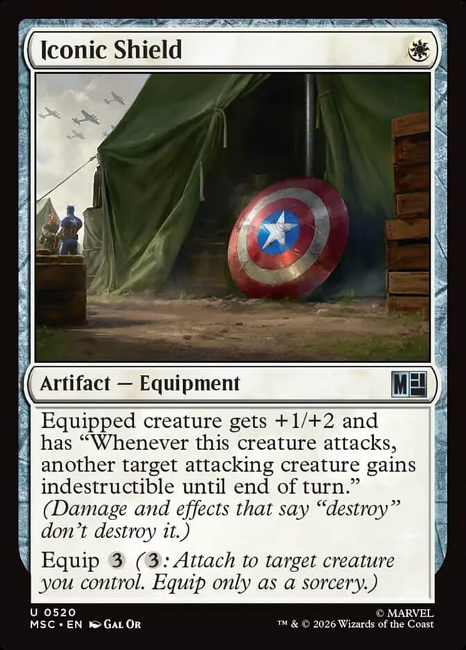 Iconic Shield — Marvel Super Heroes Commander