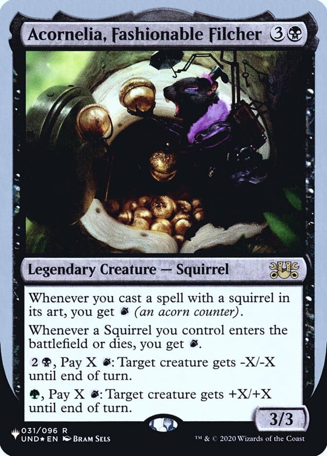 Acornelia, Fashionable Filcher — The List (Unfinity Foil Edition)