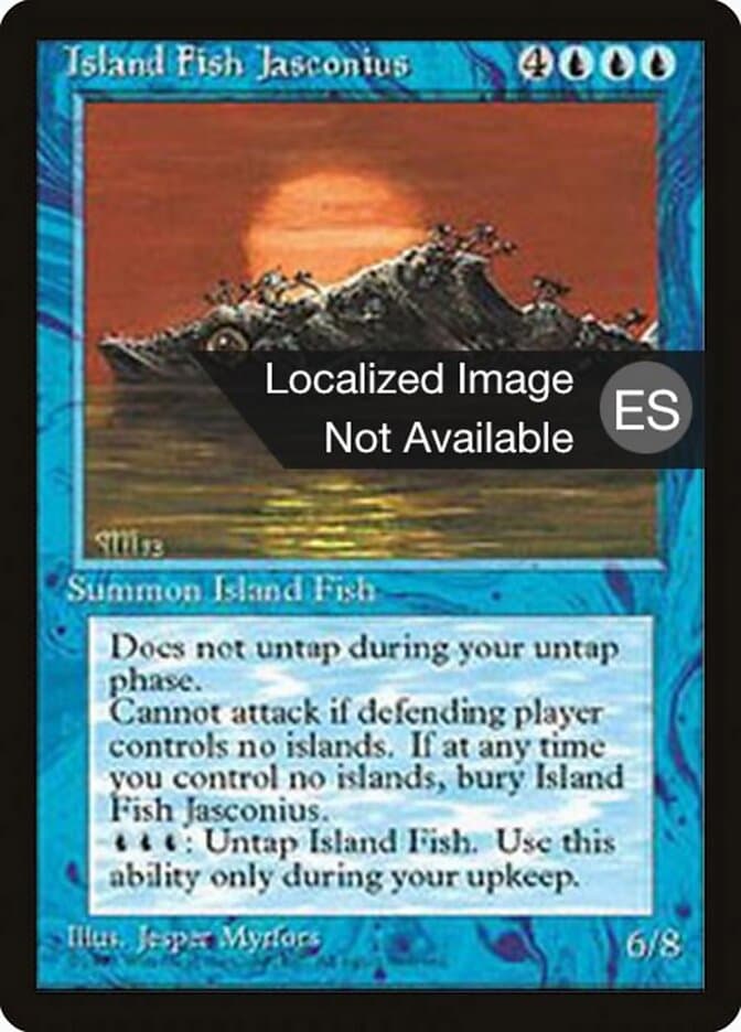 Island Fish Jasconius — Fourth Edition Foreign Black Border