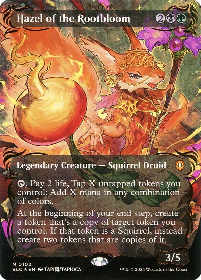 Hazel of the Rootbloom — Bloomburrow Commander